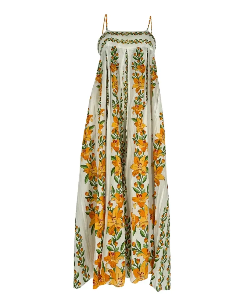 FARM Rio Tropical Lightness maxi dress - Weiß Weiß