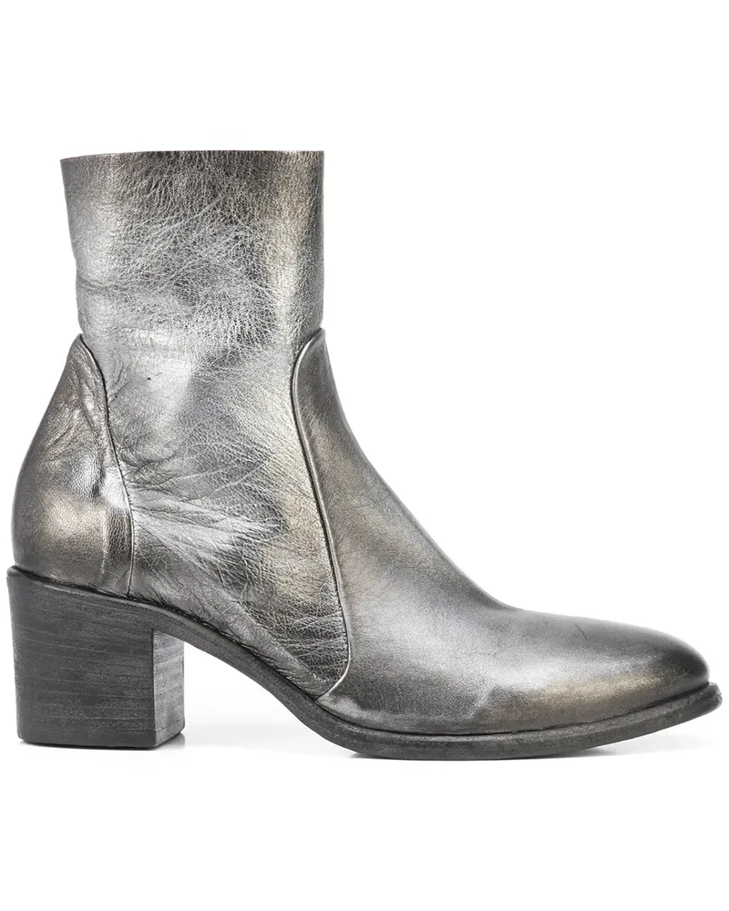 MADISON.MAISON Stiefeletten in Metallic-Optik - SILVER Silver