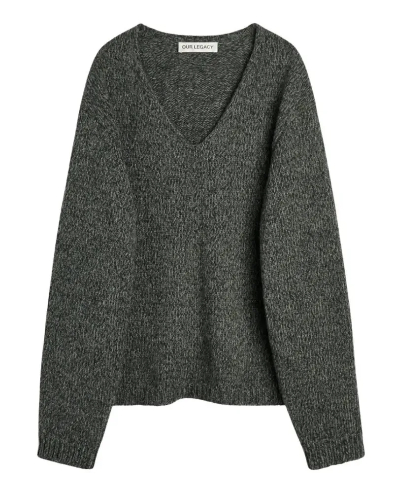 Our Legacy Link Pullover mit V-Ausschnitt - Grau Grau