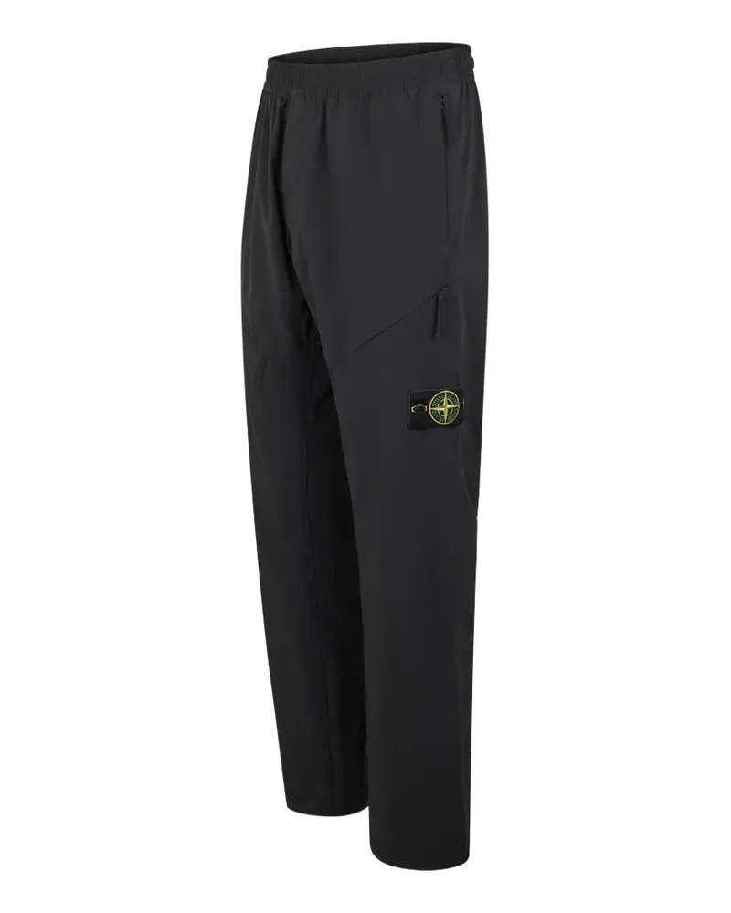 Stone Island Soft Shell-R_E.Dye® Hose mit klassischem Schnitt - Schwarz Schwarz