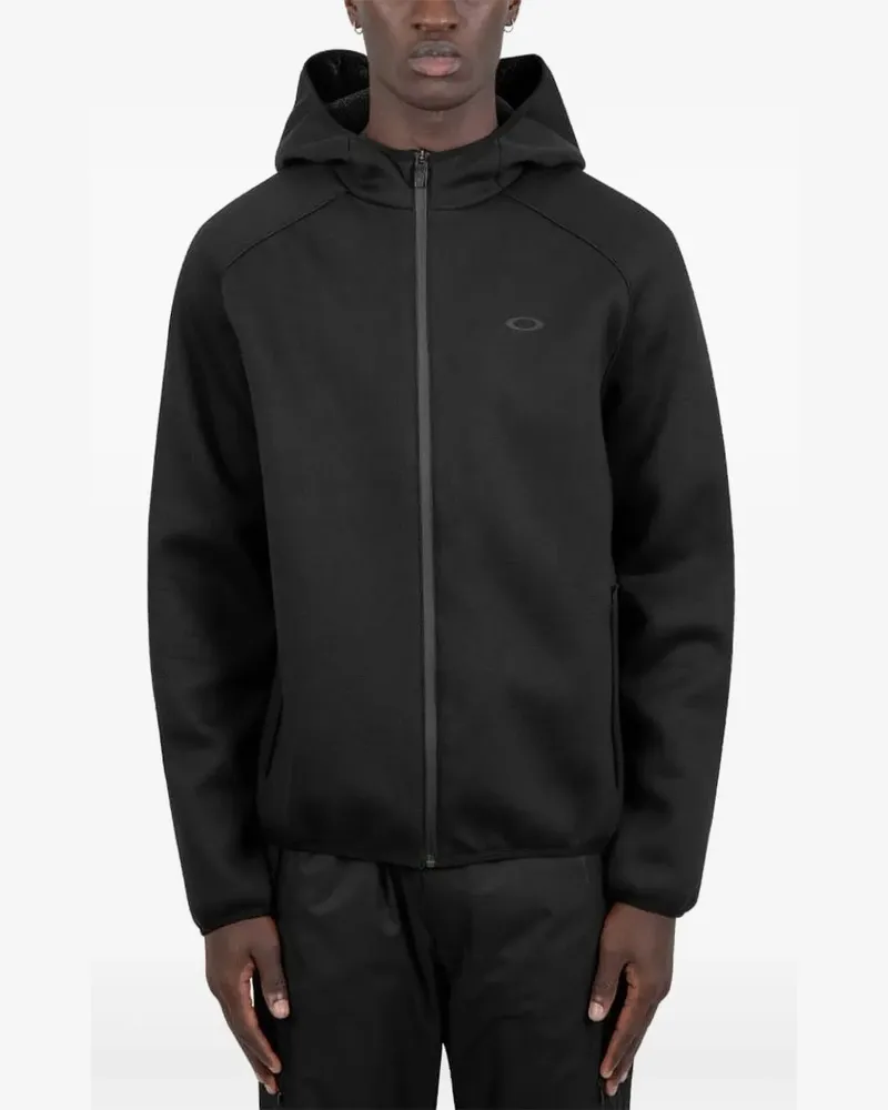 Oakley Kapuzenjacke mit Reißverschluss - Schwarz Schwarz