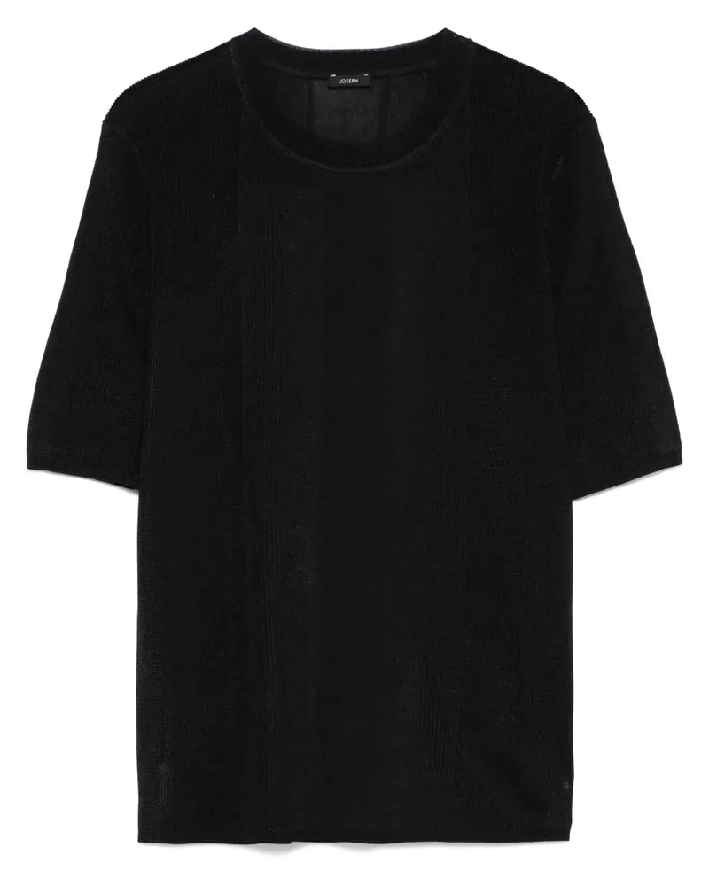 Joseph T-Shirt aus geripptem Strick - Blau Blau
