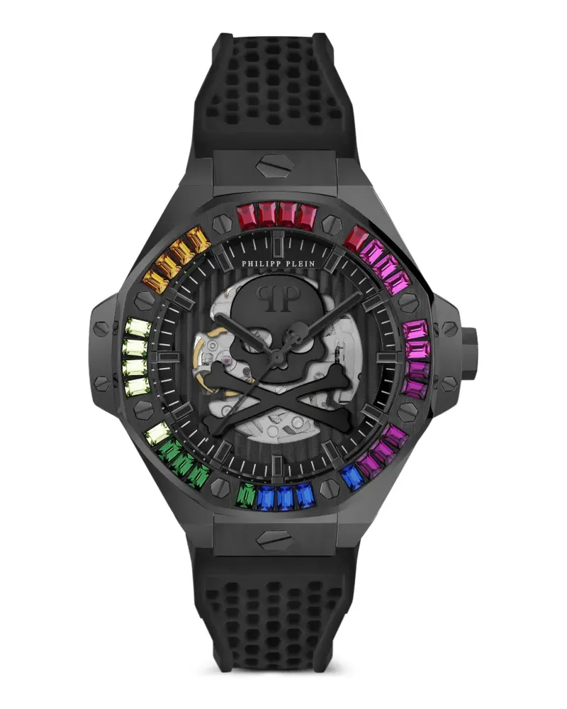 Philipp Plein Skeleton Royal 46mm watch - Schwarz Schwarz