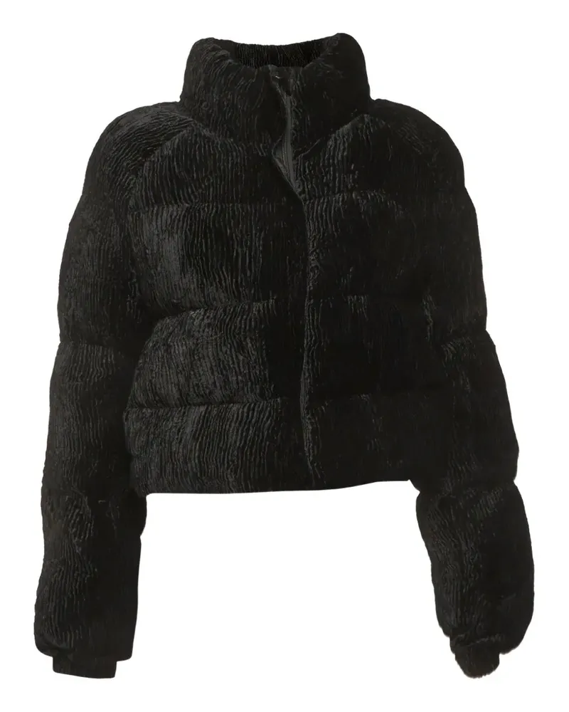 Cult Gaia Steppjacke aus Cord - Schwarz Schwarz