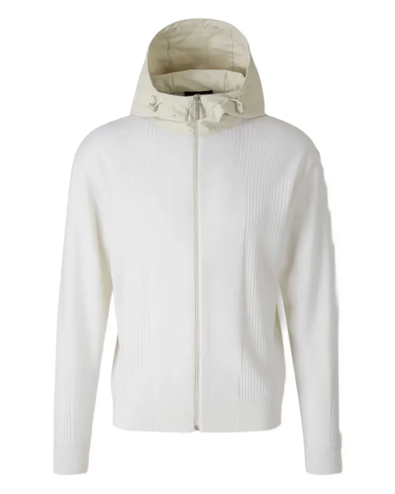 Herno Gerippter Strickpullover - Weiß Weiß