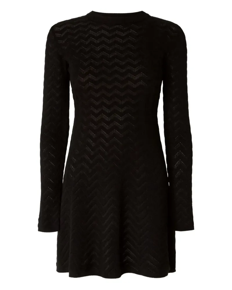 Missoni Kleid mit Zickzackmuster - Schwarz Schwarz