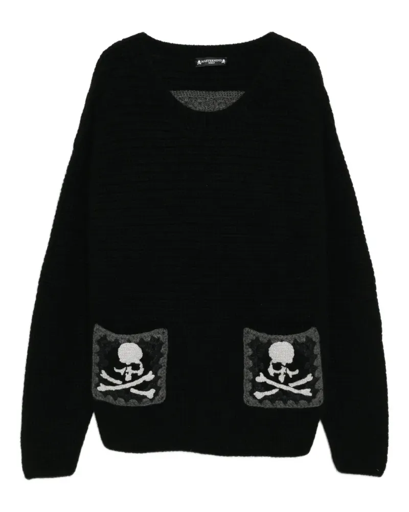Mastermind World Pullover mit Logo - Schwarz Schwarz