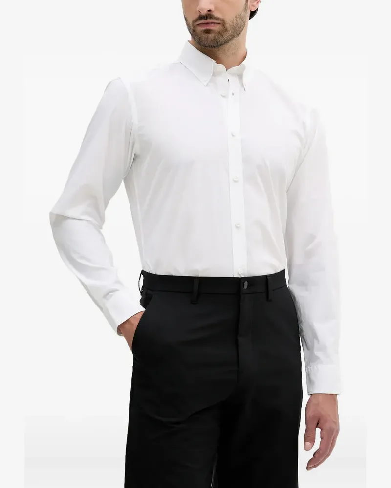 HUGO BOSS Hemd mit Knopfmanschetten - Weiß Weiß