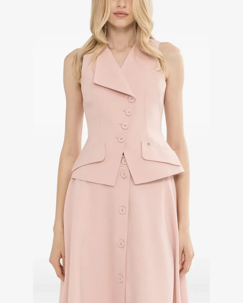 NISSA Klassische Weste mit Knöpfen - Rosa Rosa