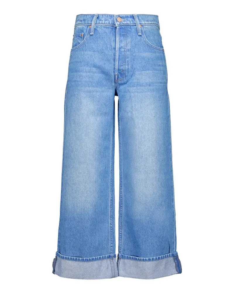 Mother The Smoothie Cropped-Jeans - Blau Blau