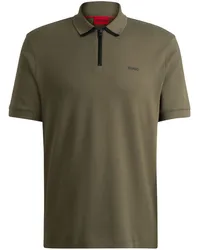 HUGO BOSS Poloshirt mit Logo-Print Grün