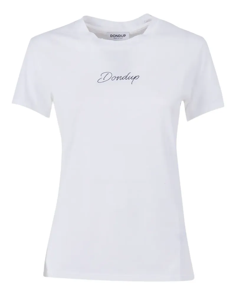 Dondup Besticktes T-Shirt - Weiß Weiß