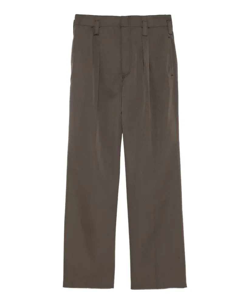 Paul Smith Hose aus Woll-Twill - Braun Braun