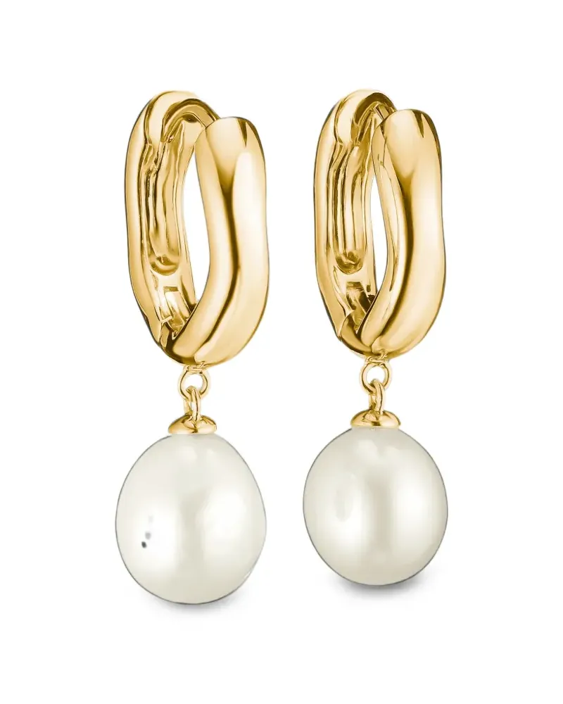Thomas Sabo Creolen mit Perlenanhänger - Gold Gold