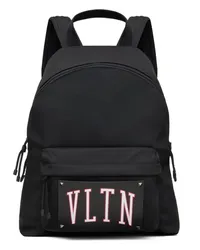 Valentino Garavani Rucksack mit Logo-Patch Schwarz