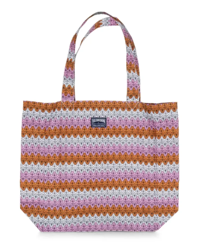 Vilebrequin patterned beach bag - Orange Orange