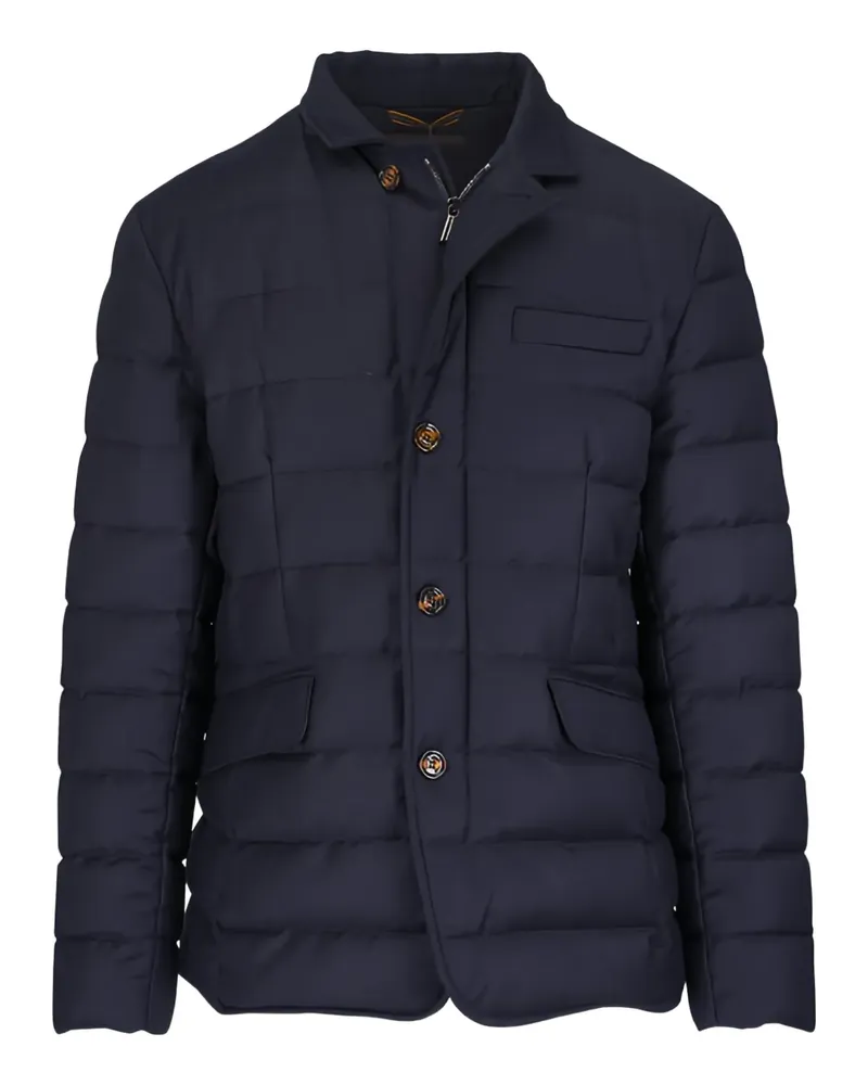 MOORER ZAYN-L button quilted jacket - Blau Blau