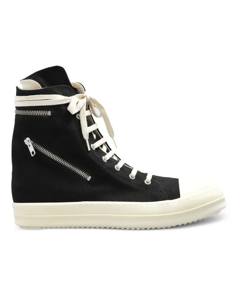 DRKSHDW by Rick Owens zip-embellishment sneakers - Schwarz Schwarz