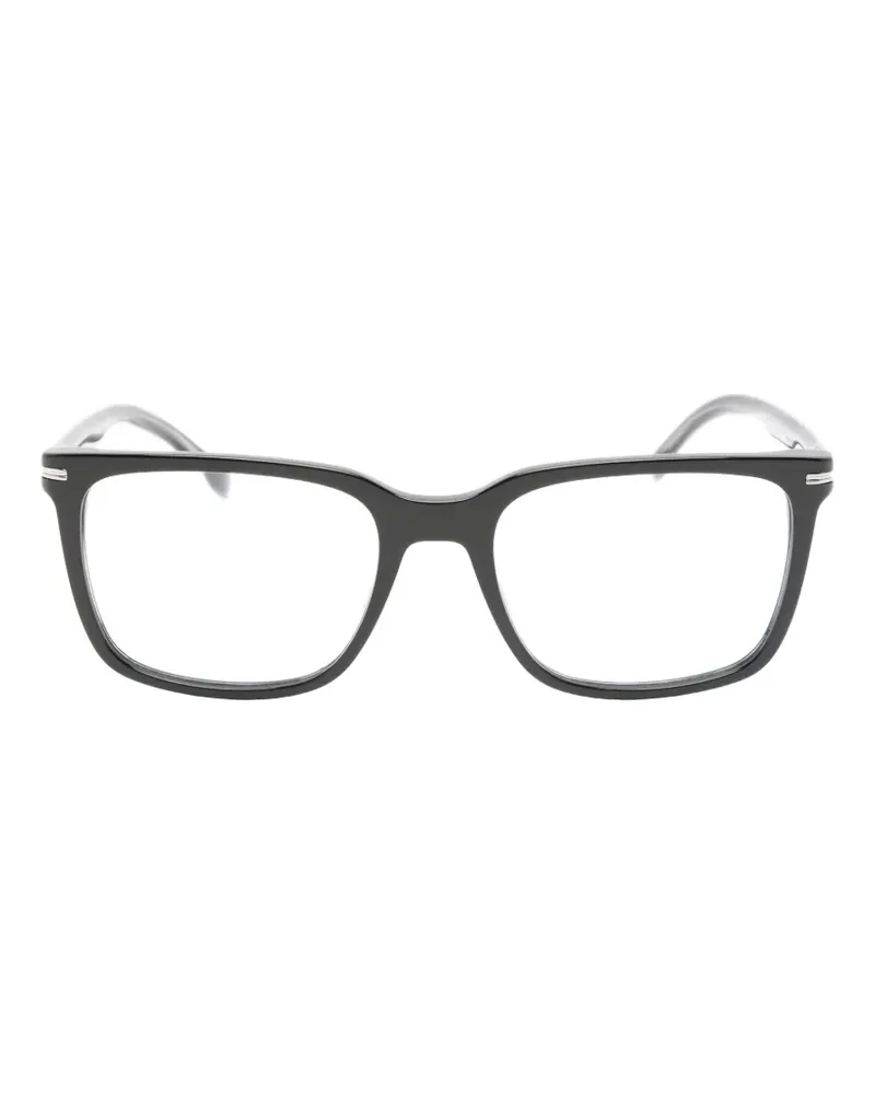 HUGO BOSS Brille mit eckigem Gestell - Schwarz Schwarz