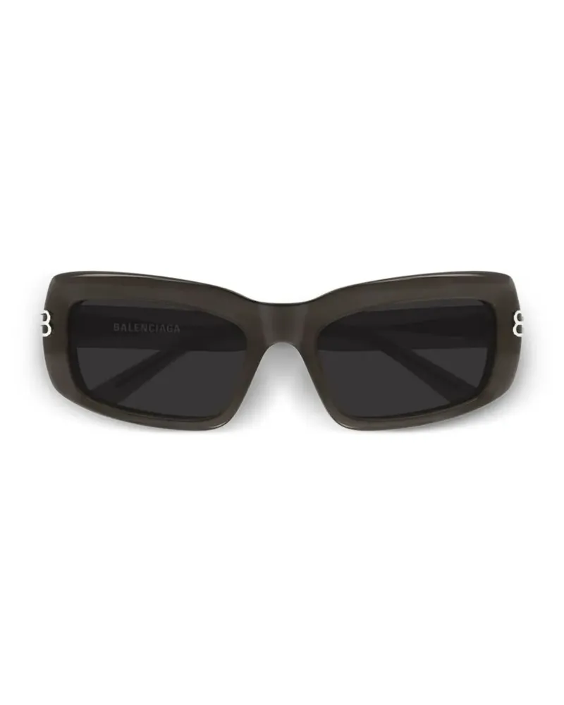 Balenciaga BB rectangle-frame sunglasses - Grau Grau