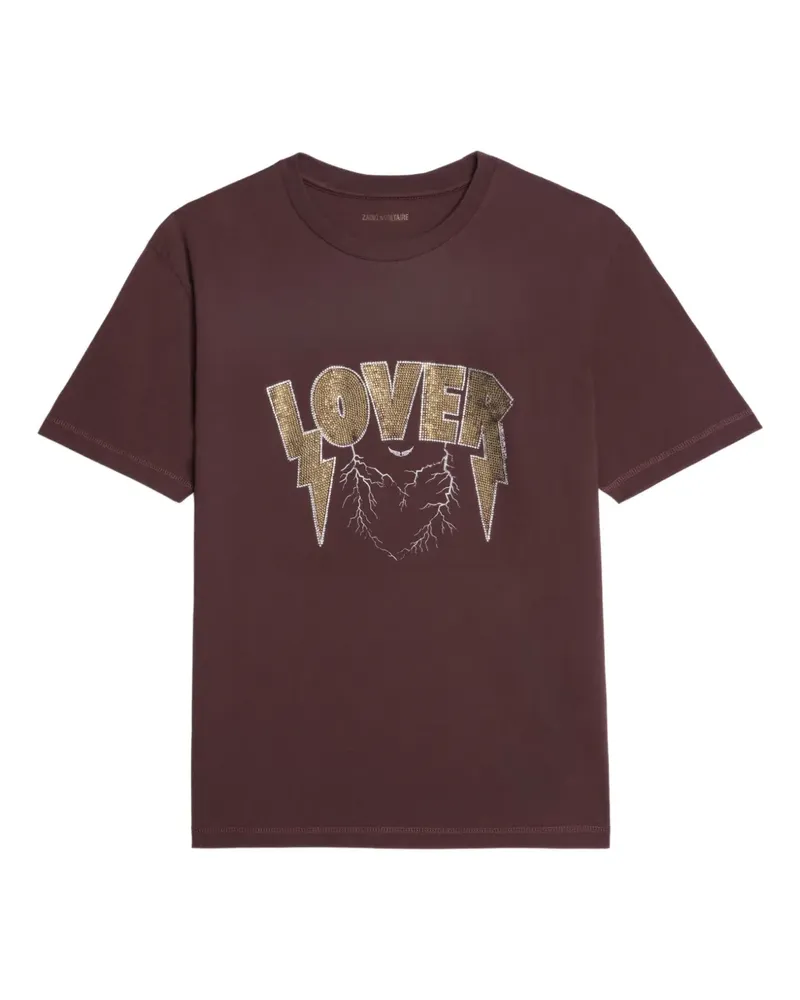 Zadig & Voltaire Verziertes T-Shirt - Rot Rot