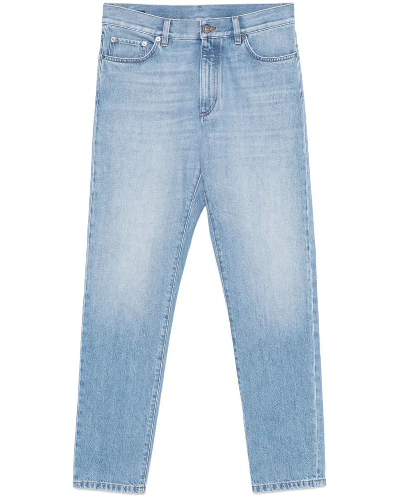 Ermenegildo Zegna Jeans mit Logo-Patch - Blau Blau