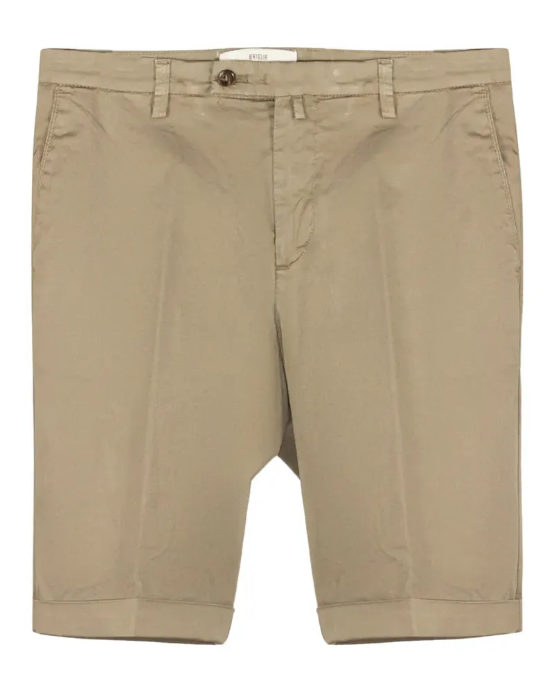 Briglia 1949 pressed-crease turn-up shorts - Nude Nude