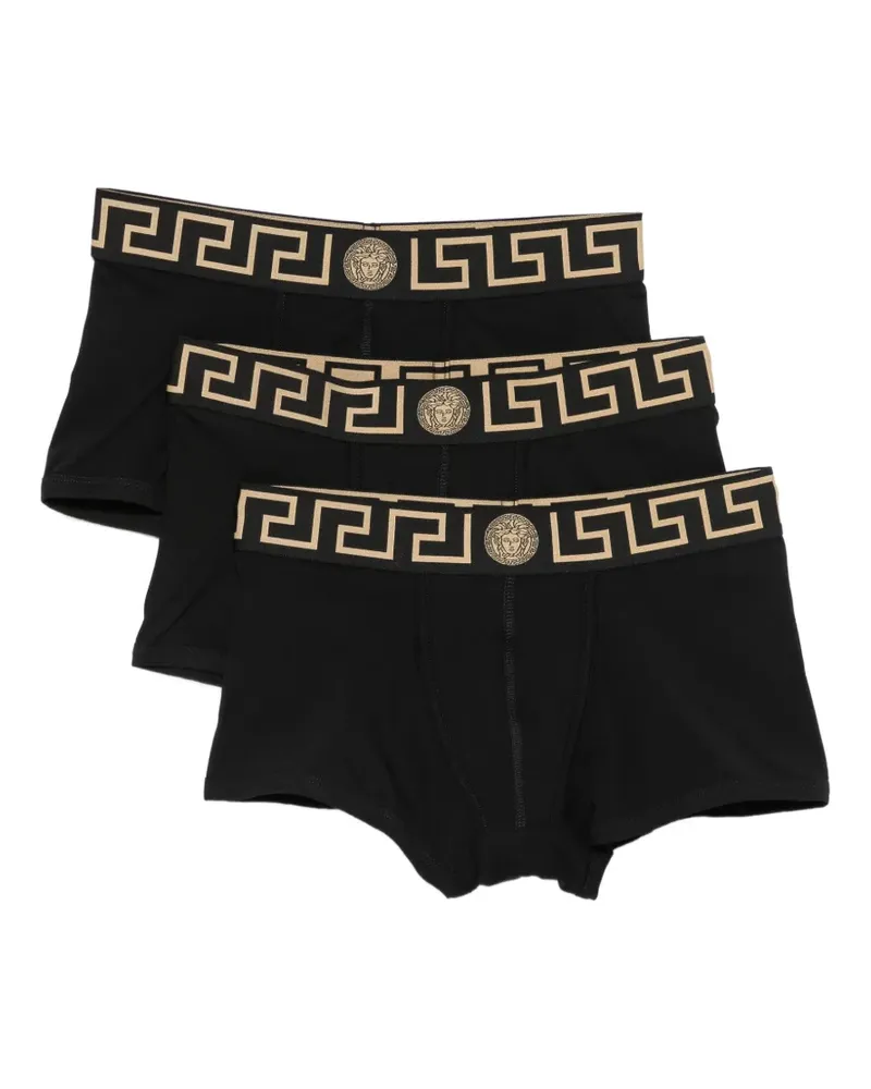 Versace logo-detail boxers (set of three) - Schwarz Schwarz