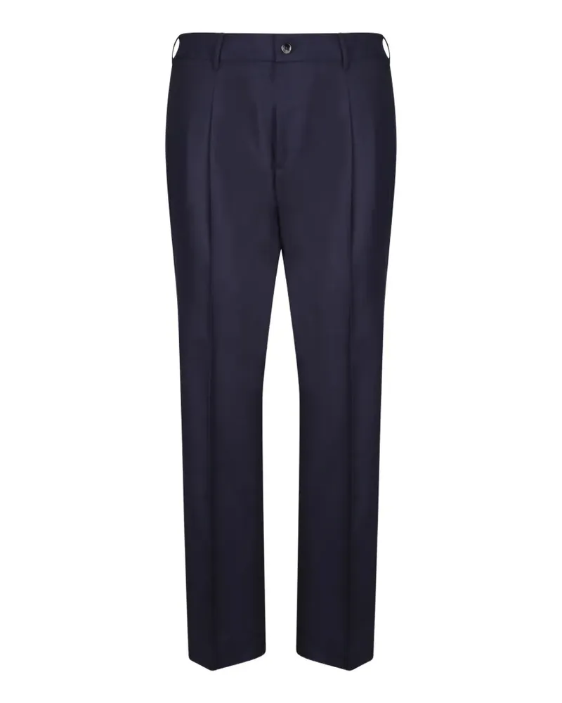 Dell'oglio pleated straight-leg trousers - Blau Blau