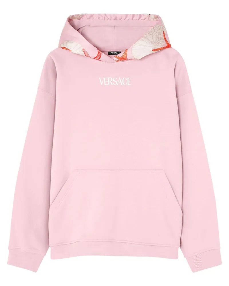 Versace Barocco Sea Hoodie Rosa