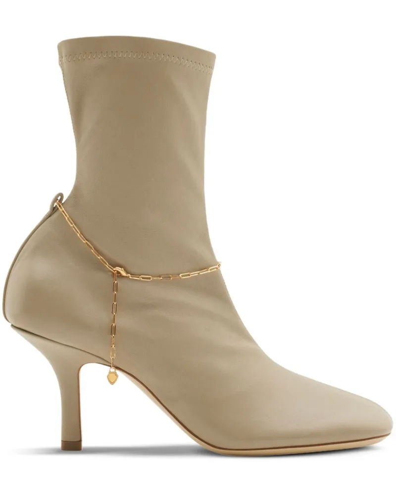 Burberry Slinky Leggings Stiefel 75mm Nude