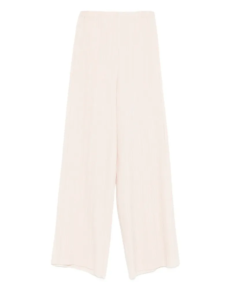 forte_forte Hose mit weitem Bein - Nude Nude