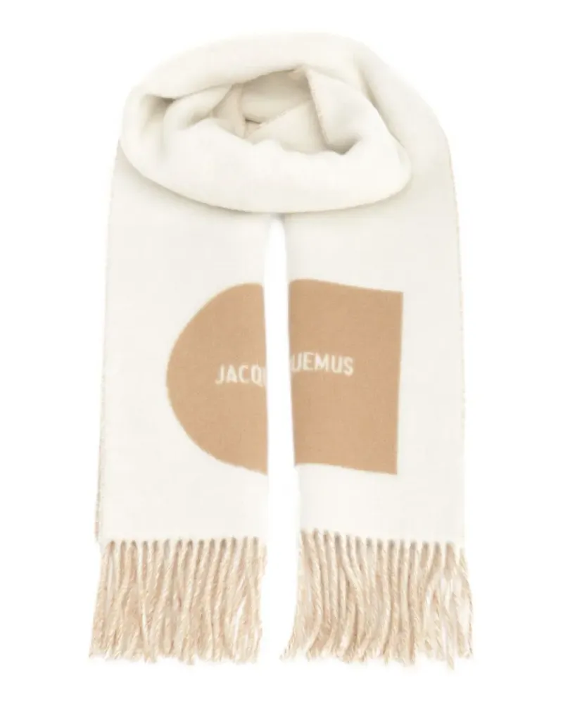 Jacquemus The Rond Carré Schal - Nude Nude