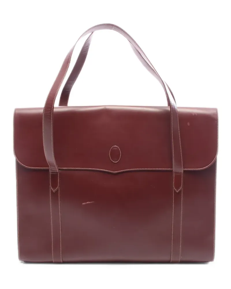 Cartier 2000s Mast Line Schultertasche - Rot Rot