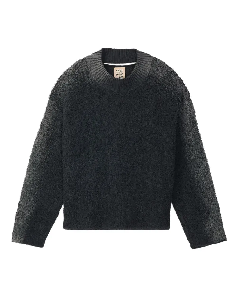 Camper Texturierter Pullover - Schwarz Schwarz