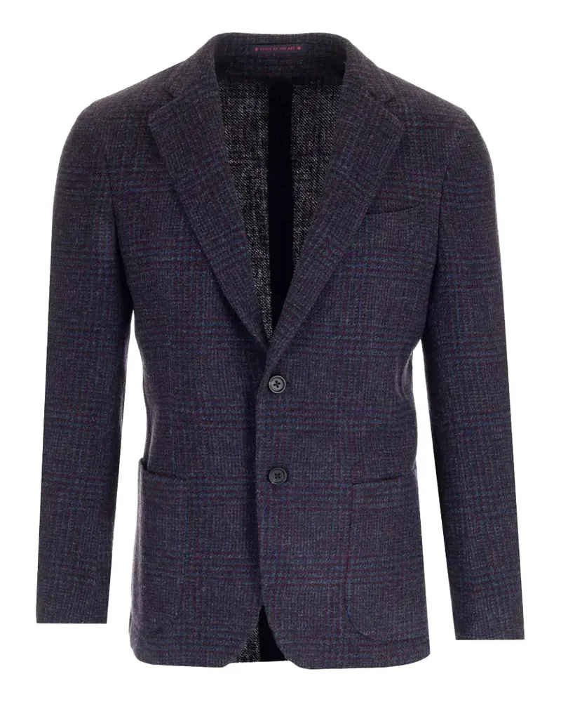 Al Duca D’Aosta 1902 check-pattern blazer - Blau Blau