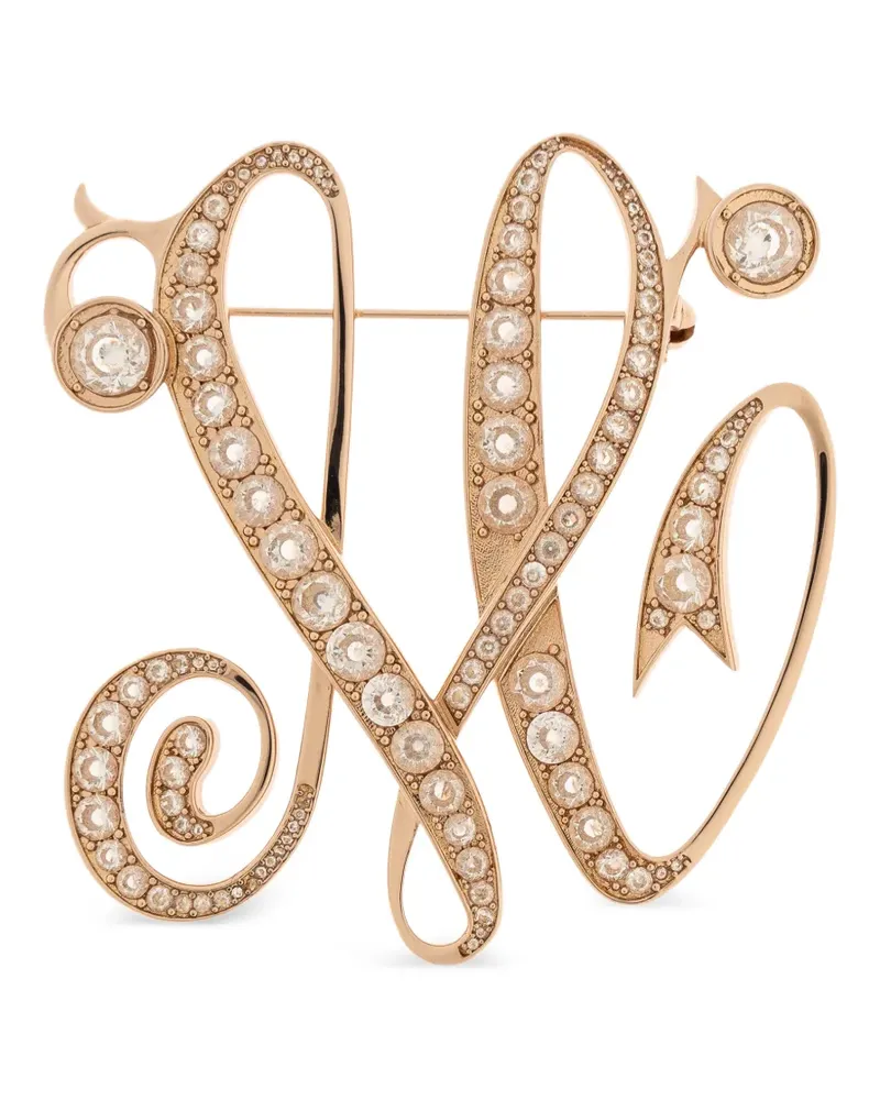 Max Mara Verzierte Brosche - Gold Gold