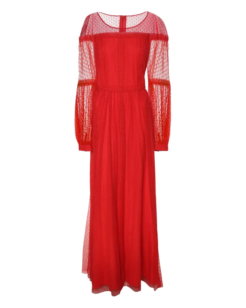 BCBGMAXAZRIA lace maxi dress - Rot Rot