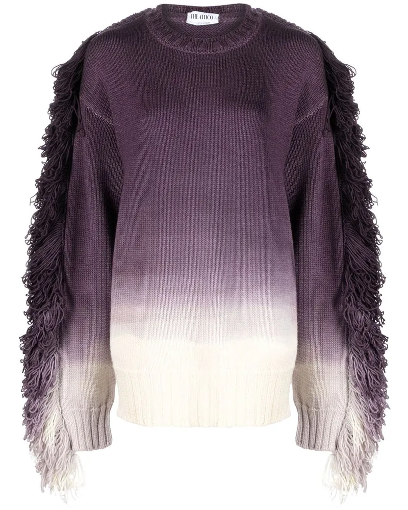 ATTICO Rundie Pullover - Violett Violett