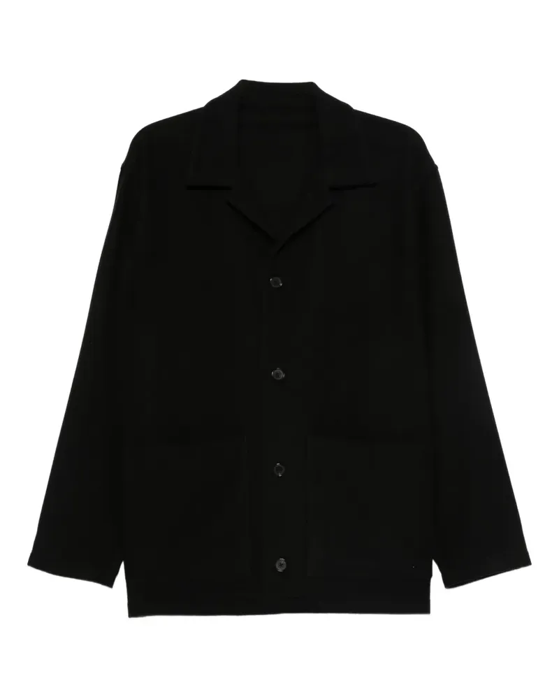 Caruso Jacke mit Knopfverschluss - Schwarz Schwarz