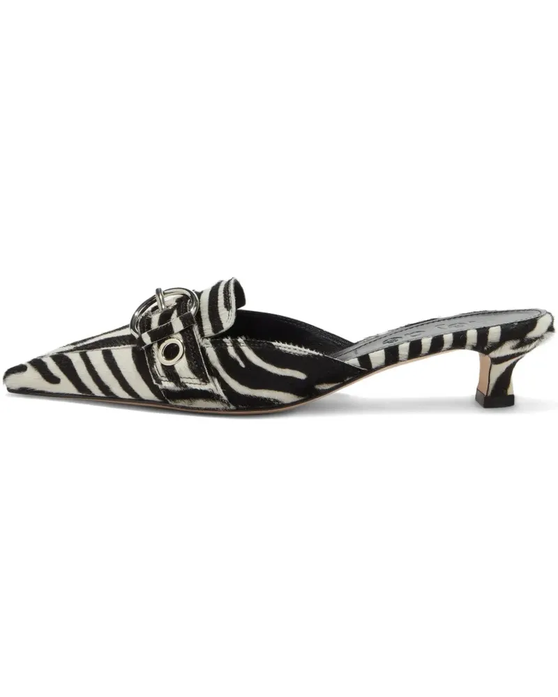 aeyde Danielle Pumps mit Schnalle 35mm - Schwarz Schwarz