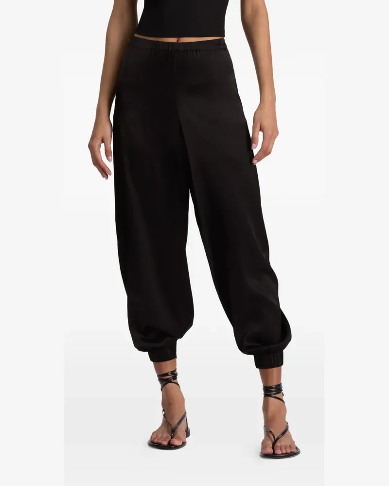 Alice + Olivia Declan elasticated-cuff trousers - Schwarz Schwarz