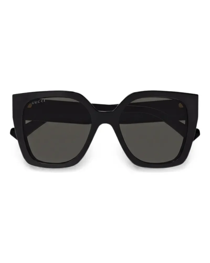 Gucci Interlocking G square-frame sunglasses - Schwarz Schwarz