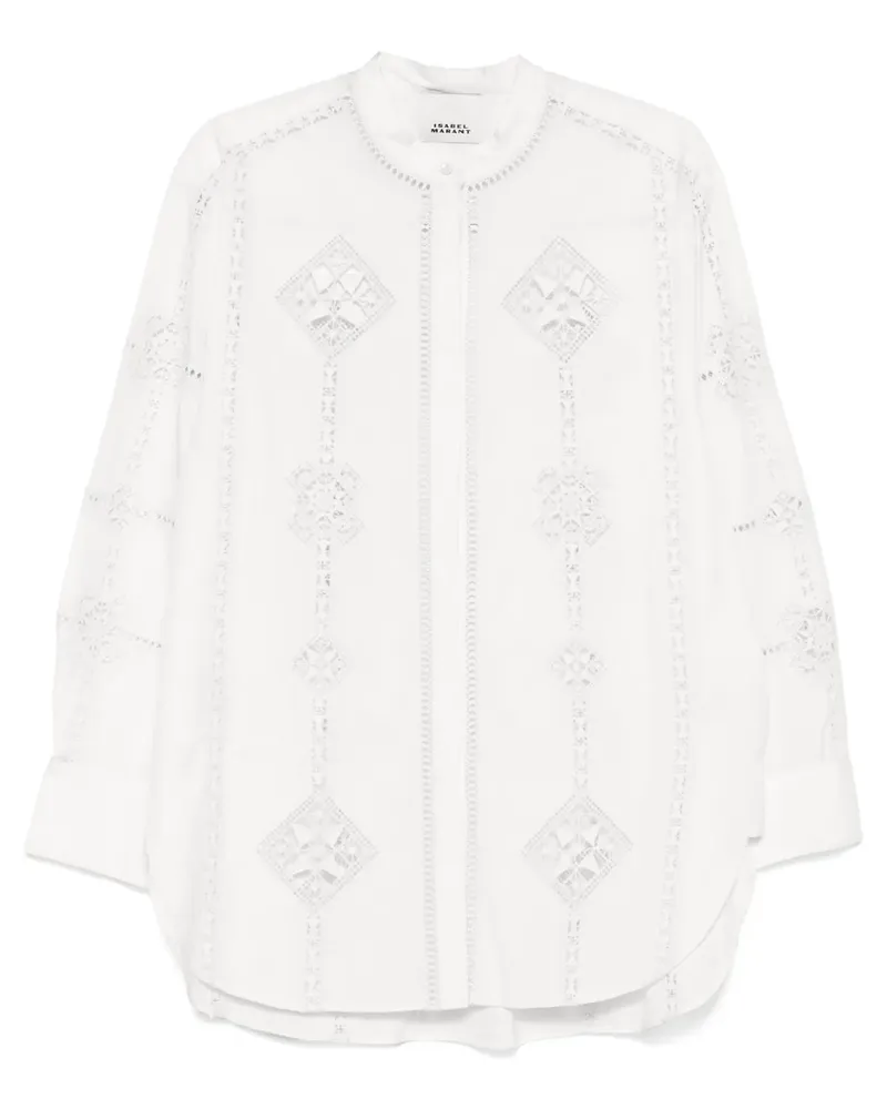 Isabel Marant Soeline Hemd - Weiß Weiß