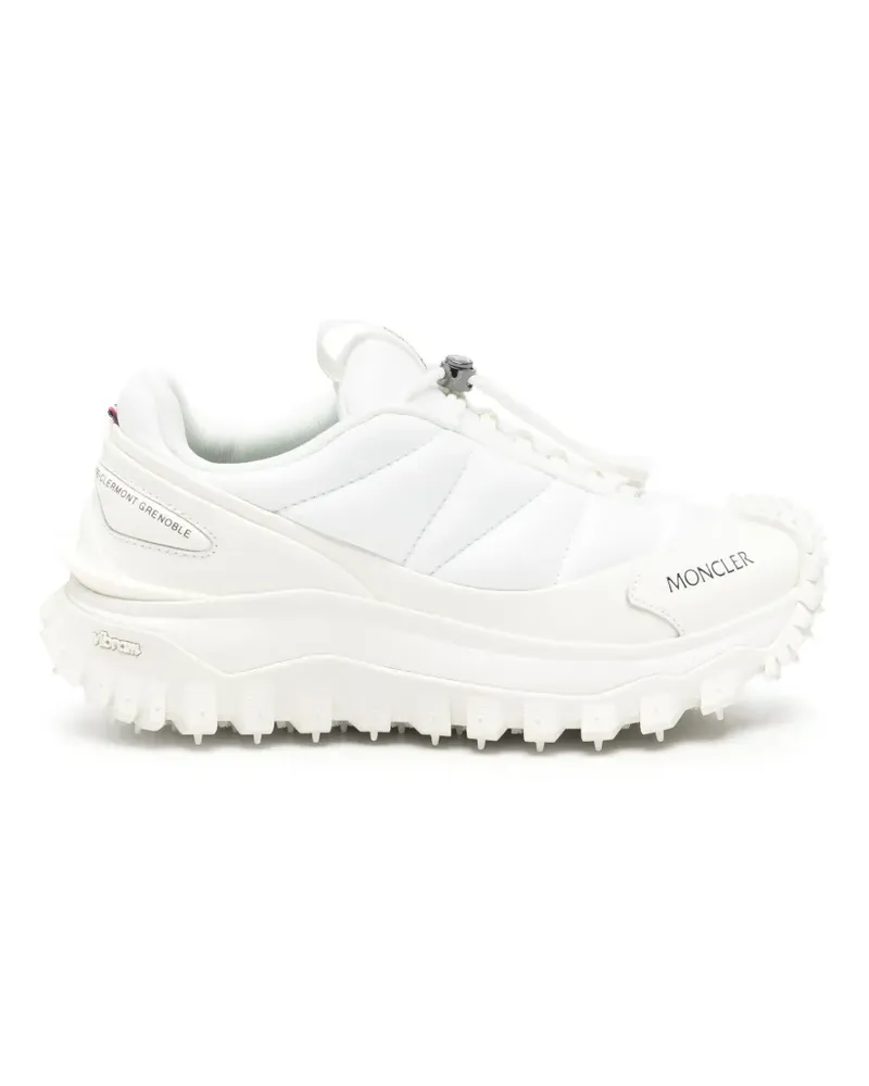 Moncler quilted toggle-fastening sneakers - Weiß Weiß