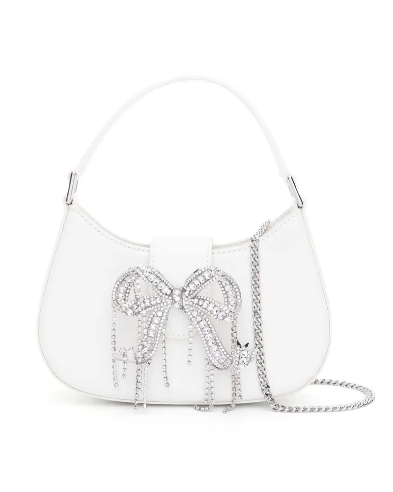 Self-Portrait Crescent Bow Mini-Tasche - Nude Nude