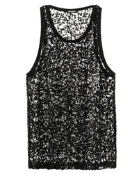 Dsquared2 Tanktop mit Pailletten Schwarz