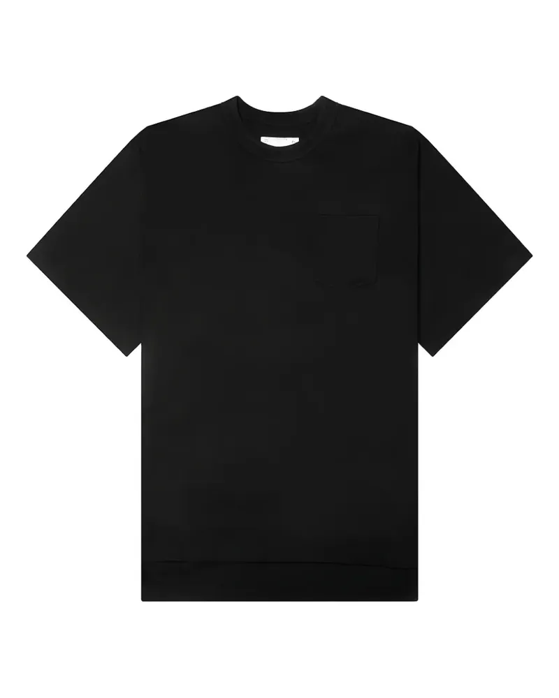 Sacai Klassisches T-Shirt - Schwarz Schwarz