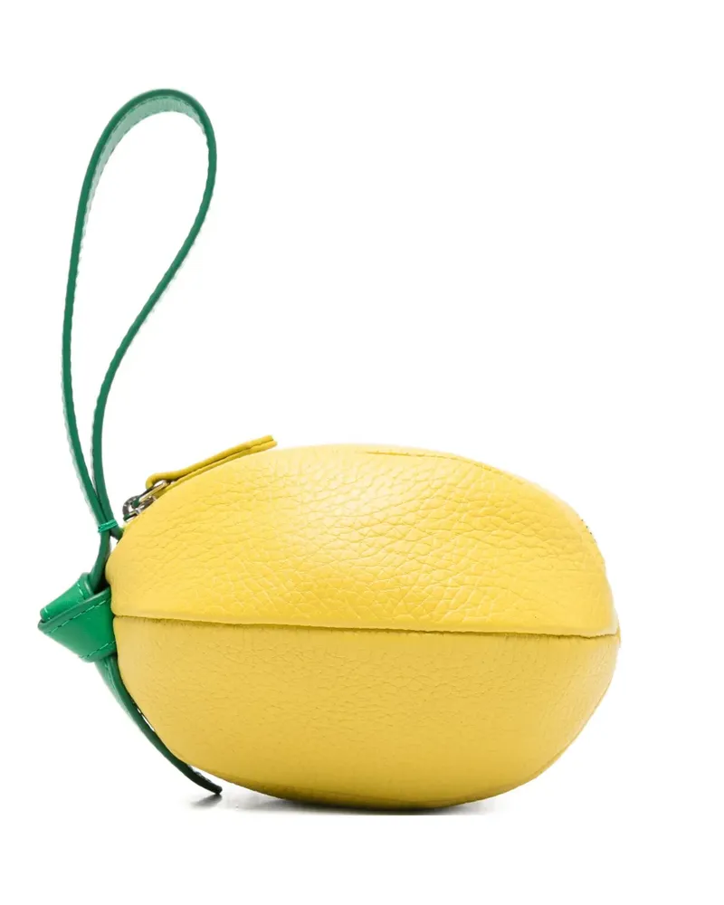HEREU Mini Clutch mit Zitronendesign - Gelb Gelb