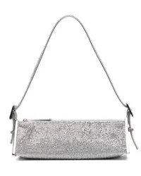 Benedetta Bruzziches Joy Schultertasche mit Strass Silber